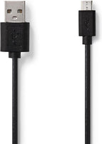 Nedis USB-kabel m 2.0 Micro-USB B Zwart - afbeelding 23