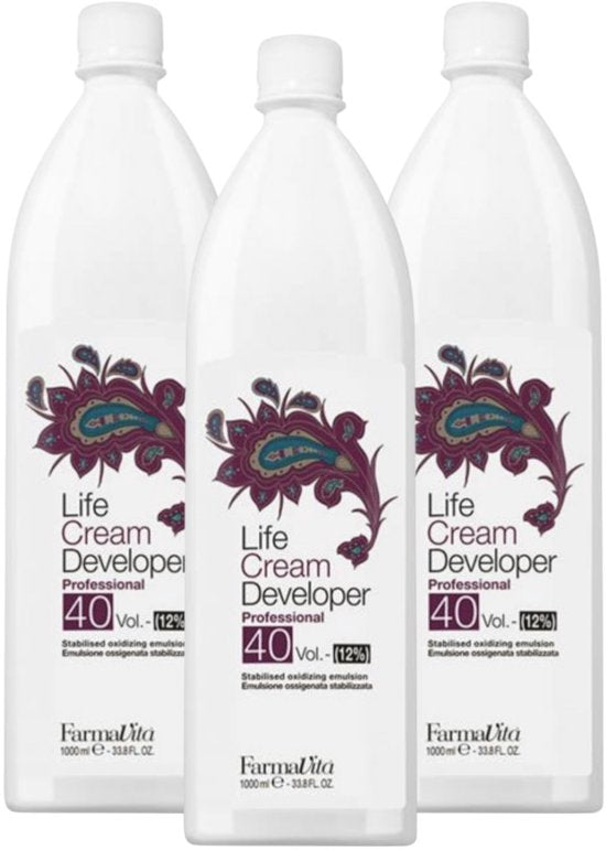 3 stuks Farmavita Peroxide 12% ( 1000 ml ) SALE !! - afbeelding 1
