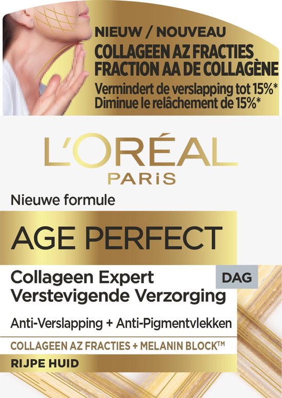 L’Oréal Paris Age Perfect Collageen Expert Verstevigende Dagcrème - Speciaal voor de verouderde huid - Vervaagd pigmentvlekken - 50ml - afbeelding 5