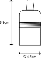 Home Sweet Home - E27 fItting - Goud - 4.8/4.8/5.8cm - Rond - voor E27 lamphouder gemaakt van metaal - geschikt voor E27 lichtbron - ENEC gekeurd - - afbeelding 6