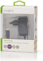 Nedis - W - 1x 3.0 A - Outputs: 1 - USB-C Kabel - m - Single Voltage Output - afbeelding 7