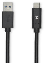 USB 3.1-Kabel | Type-Câ„¢ Male - A Male | 1,0 m | Zwart - afbeelding 13