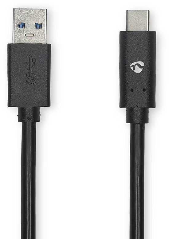 USB 3.1-Kabel | Type-Câ„¢ Male - A Male | 1,0 m | Zwart - afbeelding 13