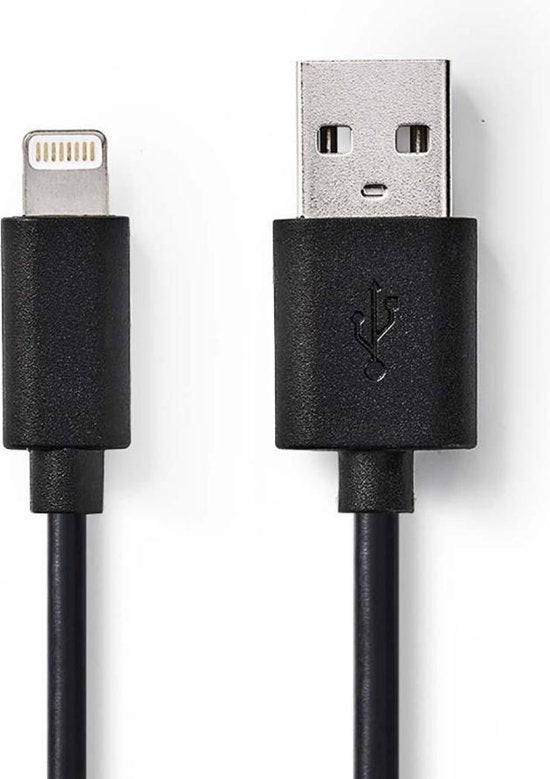 Nedis Lightning naar USB kabel - zwart - meter - afbeelding 20