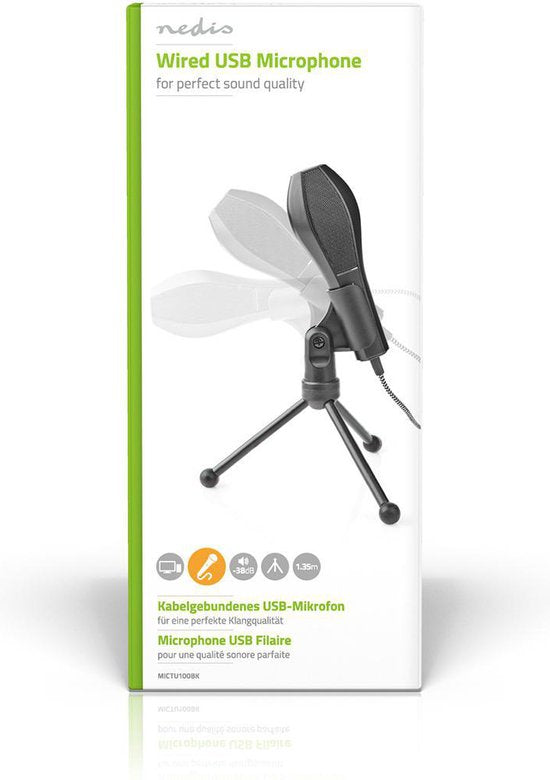 Nedis Microfoon - Apparaat: Desktop / Notebook - Bedraad - 1x USB - afbeelding 13