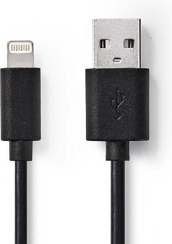 USB-Kabel | Apple Lightning 8-Pins | USB-A Male | Vernikkeld | m | Rond | PVC | | Window Box - afbeelding 5