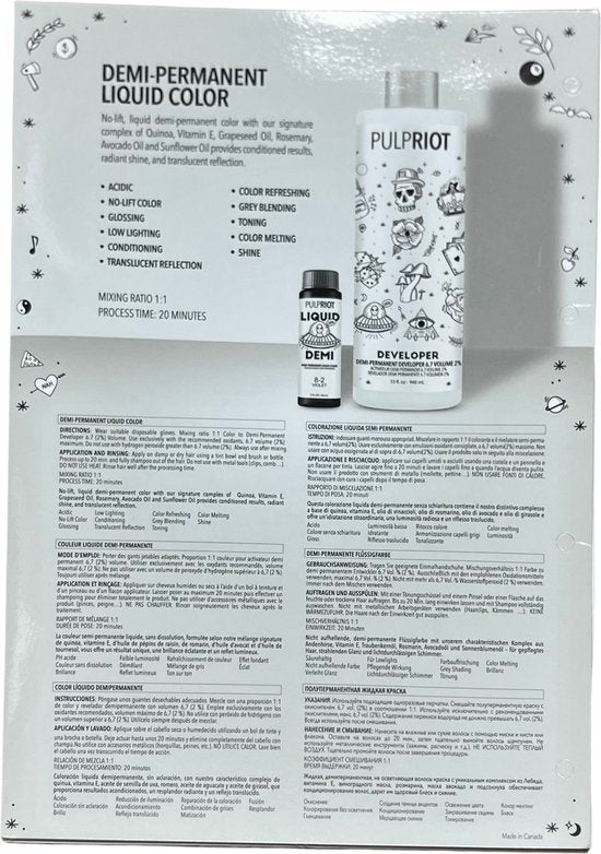 Pulp Riot Demi-Permanent Liquid Color kleurenkaart (30 kleuren) - afbeelding 2