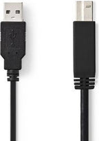 Nedis USB-kabel m USB A USB B Zwart - afbeelding 18