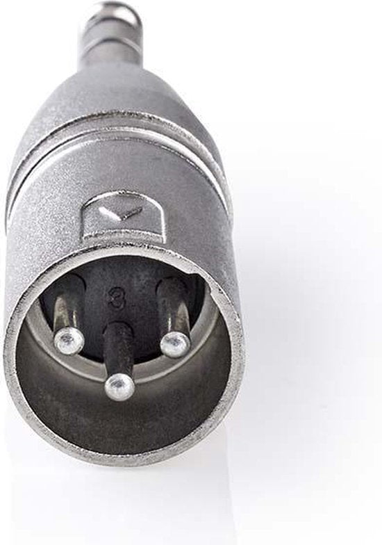 XLR-Adapter | XLR 3-pins male - 6,35 mm male | 10 stuks | Metaal - afbeelding 3