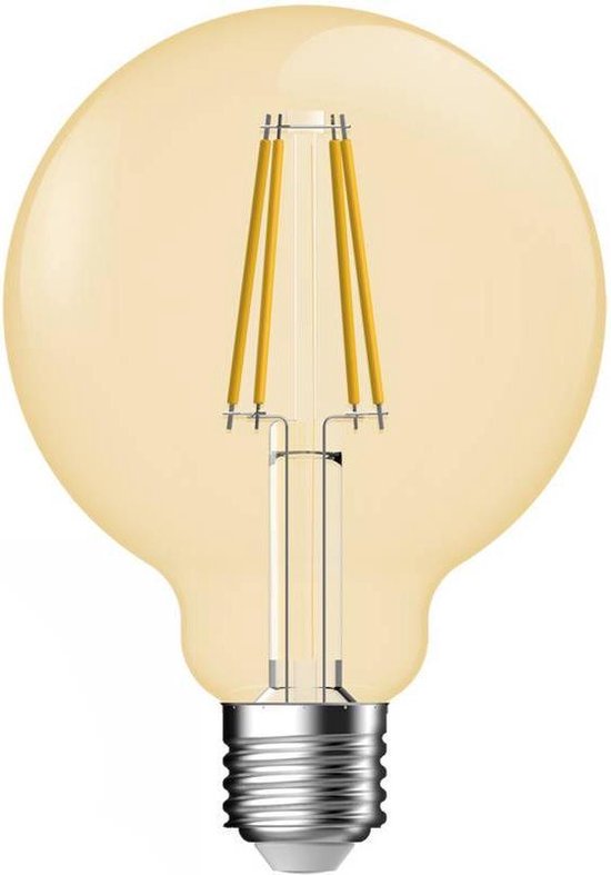 E27 LED Lamp Gold Clear Globe Energetic - 2.8W - vervangt 21W - afbeelding 1