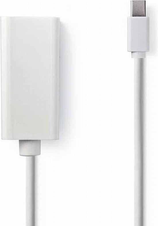 Nedis Mini DisplayPort-Kabel - DisplayPort 1.2 - Mini-DisplayPort Male - HDMI Output - 21.6 Gbps - Vernikkeld - 0.20 m - Rond - PVC - Wit - Doos - afbeelding 7