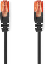 Nedis CAT6 Netwerkkabel - RJ45 Male - RJ45 Male - U/UTP - m - Rond - PVC Zwart — EAN 5412810276868