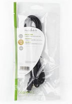 Nedis USB-Kabel - USB 2.0 - USB-A Male - Mini 4-Pin Male - 480 Mbps - Vernikkeld - 2.00 m - Rond - PVC - Zwart - Polybag - afbeelding 3
