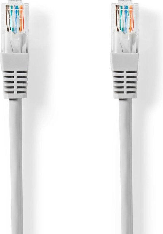 Nedis CAT5e-Kabel - U/UTP - RJ45 Male - RJ45 Male - m - Rond - PVC - Label - afbeelding 1