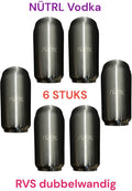 NÜTRL VODKA 6 Stuks RVS Beker (250 ml) - afbeelding 1