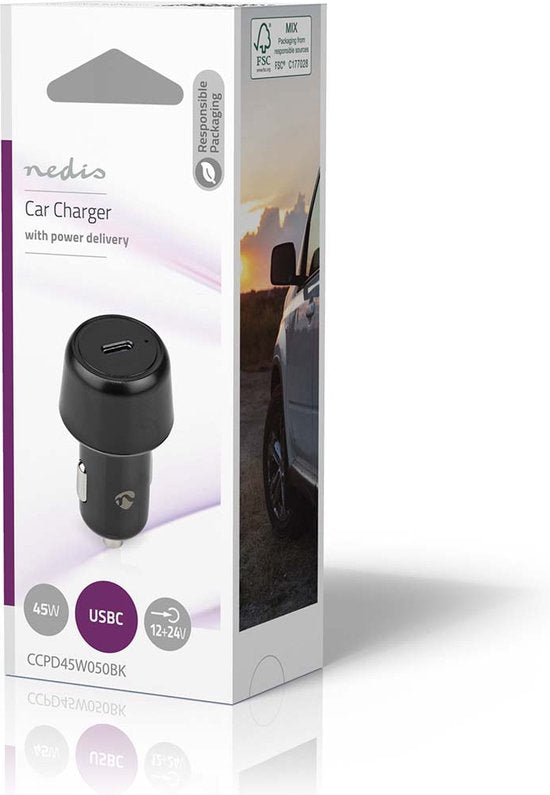 Nedis Autolader - W - A - Outputs: - Voltage - afbeelding 6