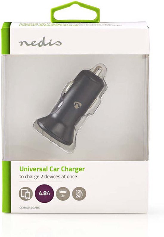 Nedis Autolader - W - A - Outputs: - Voltage - afbeelding 44