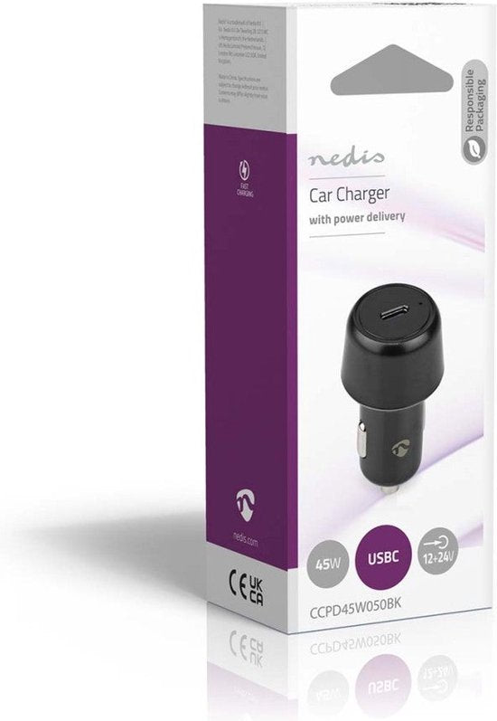 Nedis Autolader - W - A - Outputs: - Voltage - afbeelding 7