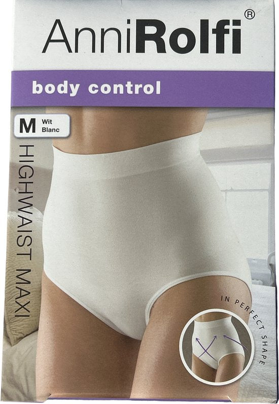 Anni Rolfi body control Highwaist Maxi Slip Wit M - afbeelding 1