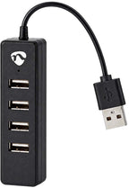 Nedis USB-Hub - USB-A Male - 4x USB A Female - 4-Poorts poort(en) - USB 2.0 - USB Gevoed - afbeelding 15