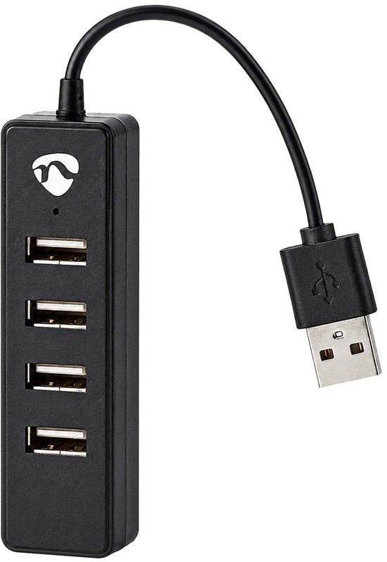 Nedis USB-Hub - USB-A Male - 4x USB A Female - 4-Poorts poort(en) - USB 2.0 - USB Gevoed - afbeelding 15