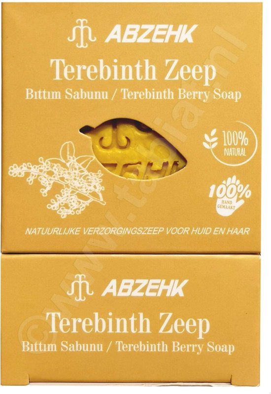Abzehk Terebinth Berry Soap 100% Handgemaakt - afbeelding 5