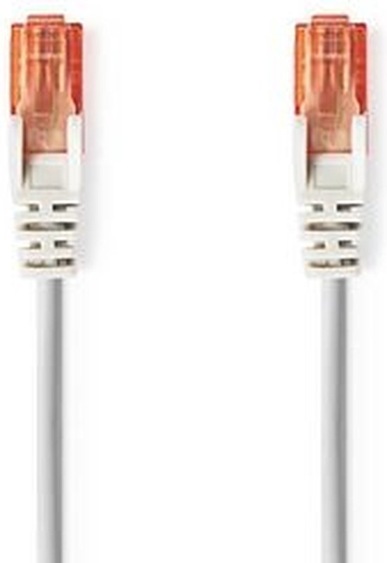CAT6 Netwerkkabel - RJ45 Male - RJ45 Male - U/UTP - 30.0 m - Rond - PVC - Grijs - Polybag - afbeelding 9