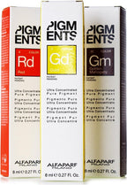 Alfaparf - Pigments - Ultra Concentrated Pure Pigment - .32 Golden Violet - 6x8 ml - afbeelding 1
