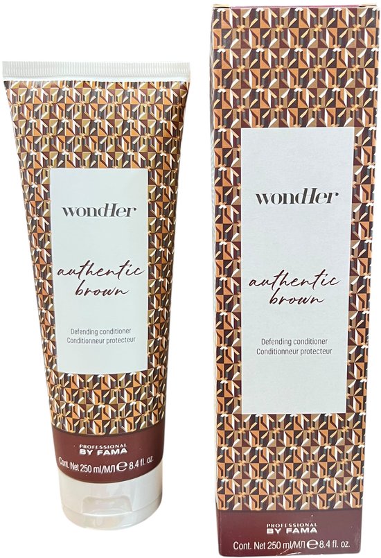 Wondher Authentic Brown Defending Conditioner 250ml - afbeelding 1