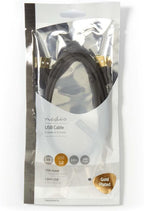 Nedis - USB 2.0 - Male - Male - m - Antraciet - afbeelding 7