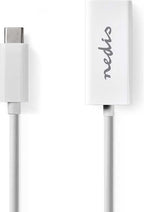 Nedis USB-netwerkadapter - USB 3.2 Gen 1 - 1000 Mbps - USB-C Male - RJ45 Female - 0.20 m - Rond - Vernikkeld - Vertind-Koper - Wit - Envelop - afbeelding 8
