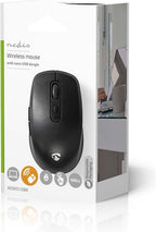 Nedis Muis - Draadloos - 800 / 1200 / 1600 dpi - Instelbare DPI - Aantal knoppen: 6 - Rechtshandig - afbeelding 8