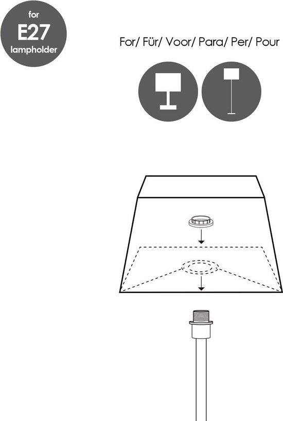 - Lampenkap - Vierkant - afbeelding 33