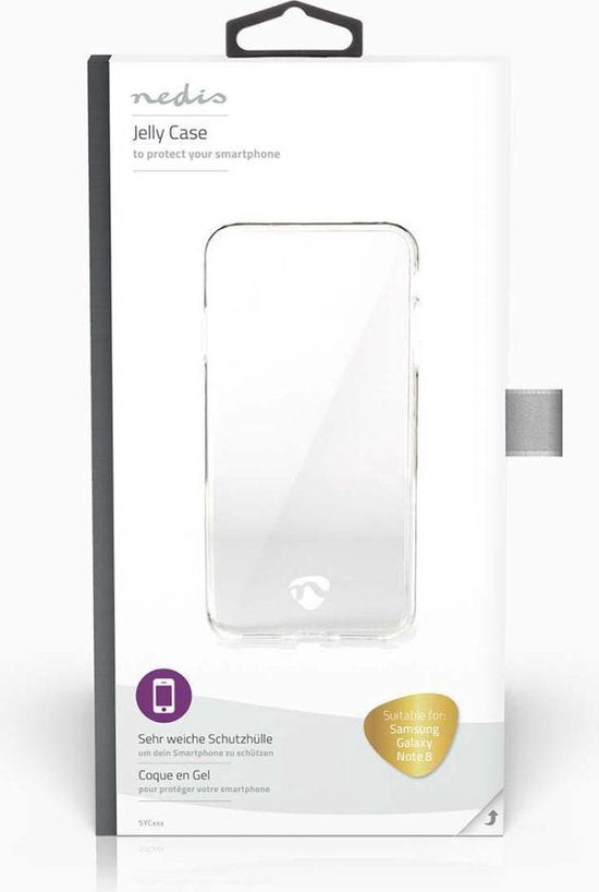 Nedis Jelly Case - Gebruikt voor: Samsung - Samsung Galaxy Note 8 - Transparant - TPU - afbeelding 5