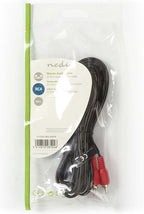 Nedis Stereo-Audiokabel - 2x RCA Male - 2x RCA Male - Vernikkeld - m - Rond - Zwart - afbeelding 29