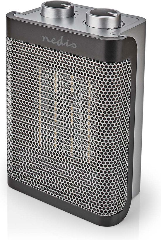 Nedis Keramische PTC-Ventilatorkachel - 1000 / 1500 W - 2 Verwarmingsmodi - Instelbare thermostaat - Oververhittingsbeveiliging - Omvalpreventie - afbeelding 13