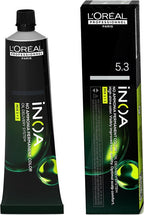 Permanente Kleur L'Oreal Professionnel Paris Inoa Color Nº 5.3 Licht Goudbruin (60 g) - afbeelding 1