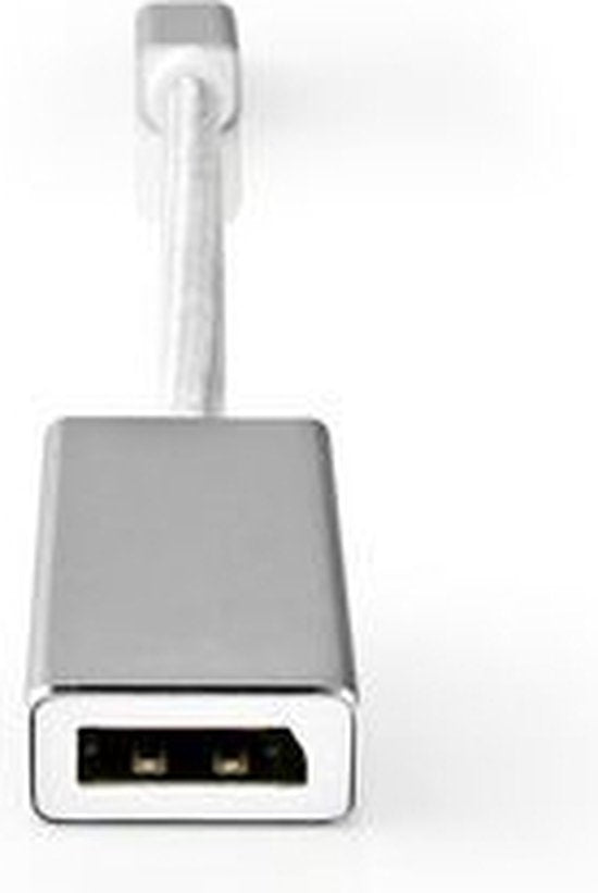 Nedis Mini DisplayPort-Kabel - DisplayPort 1.2 - Mini-DisplayPort Male - DisplayPort Female - 21.6 Gbps - Verguld - 0.20 m - Rond - Gevlochten - Zilver - Cover Window Box - afbeelding 8