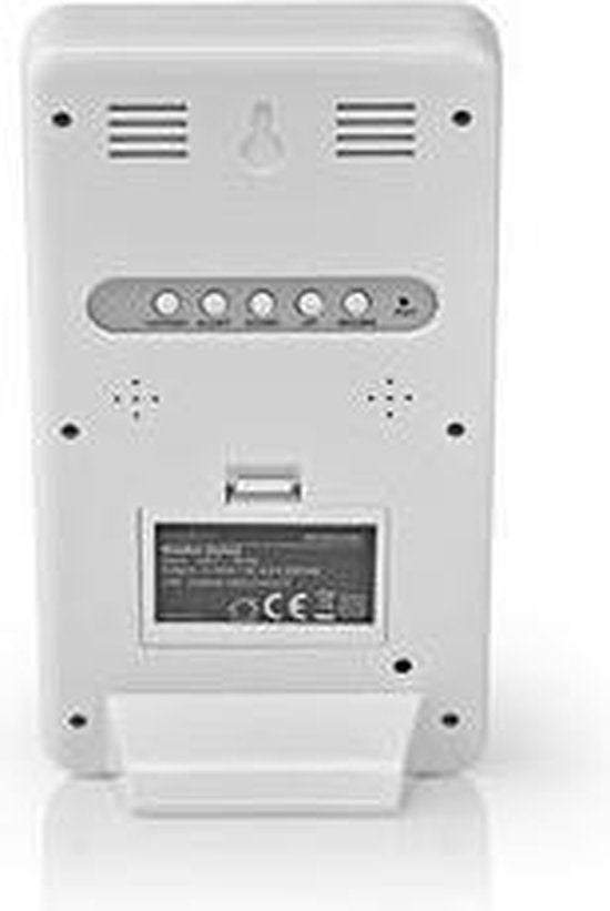 Nedis Weerstation - Binnen & Buiten - Radiogestuurde klok - Inclusief draadloze weersensor - Weersvoorspelling - Barometer - Tijdweergave - LCD met Achtergrondverlichting - Wekkerfunctie - afbeelding 13