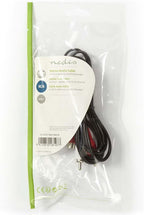 Stereo-Audiokabel - 2x RCA Male - 2x RCA Female - Vernikkeld - m - Rond - Zwart - afbeelding 11