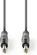 Nedis Mono-Audiokabel - 6,35 mm Male - 6,35 mm Male - Vernikkeld - 1.50 m - Rond - PVC - afbeelding 1