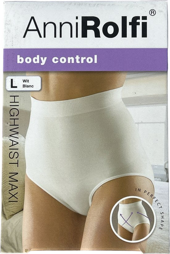 Anni Rolfi body control Highwaist Maxi Slip Wit L - afbeelding 1