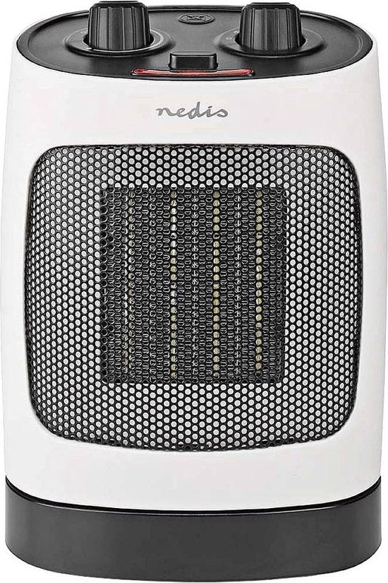 Nedis Keramische PTC-Ventilatorkachel - 1000 / 2000 W - 2 Verwarmingsmodi - Instelbare thermostaat - Draait automatisch - Oververhittingsbeveiliging - Omvalpreventie - afbeelding 16