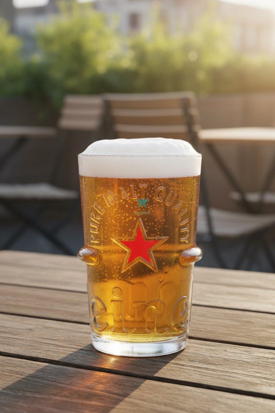 Heineken - Bierglas Silver 250ml - 6 stuks - afbeelding 5