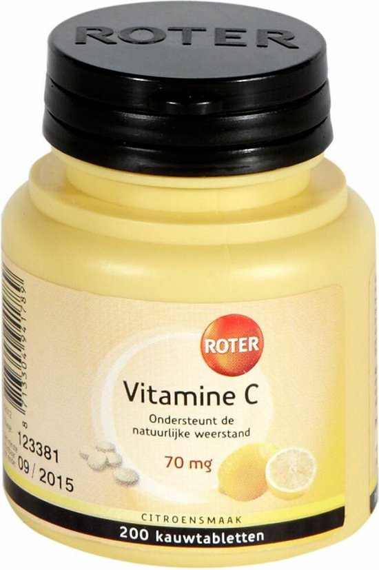 Roter Vitamine C 70 mg Citroen - 3 x 200 kauwtabletten - Voordeelverpakking - afbeelding 7
