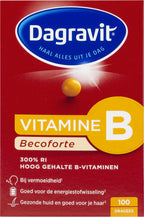 Dagravit Vitamine B Becoforte - Vitamine B3, B5, B6, B11 en B12 helpen om vermoeidheid te verminderen - 100 tabletten - afbeelding 22