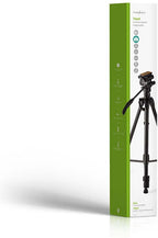 Nedis Statief - Maximaal draagvermogen: 3.0 kg - Minimale werkhoogte: 62.0 cm - Maximale werkhoogte: 158.5 cm - 3 Segmenten - Pan & Tilt - Inclusief reistas - Zelfnivellerende voeten - ABS / Aluminium - afbeelding 8