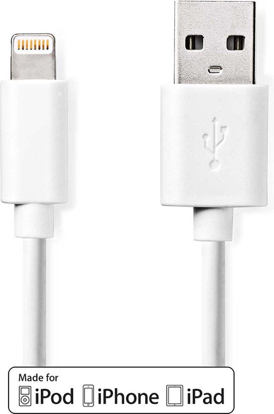 Sync and Charge Cable | Apple Lightning - USB A Male | m | - afbeelding 3