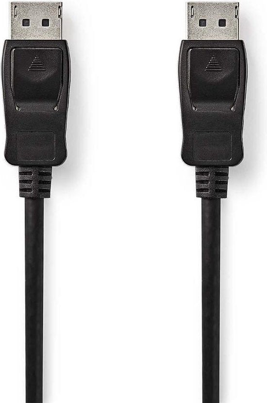 DisplayPort-Kabel - DisplayPort Male - DisplayPort Male - 4K@60Hz - Vernikkeld - 3.00 m - Rond - PVC - Zwart - Polybag - afbeelding 5