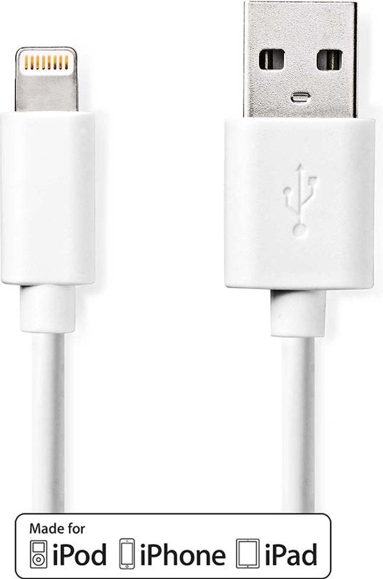 Sync and Charge Cable | Apple Lightning - USB A Male | m | - afbeelding 17
